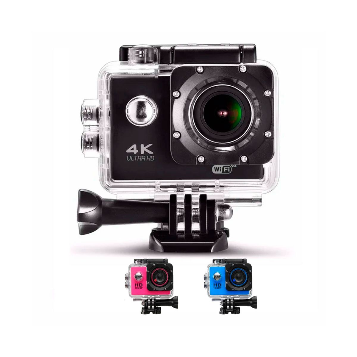 OEM - Cámara Deportiva Acuática Baihuo MY-7142 Tipo GoPro 4K Ultra HD