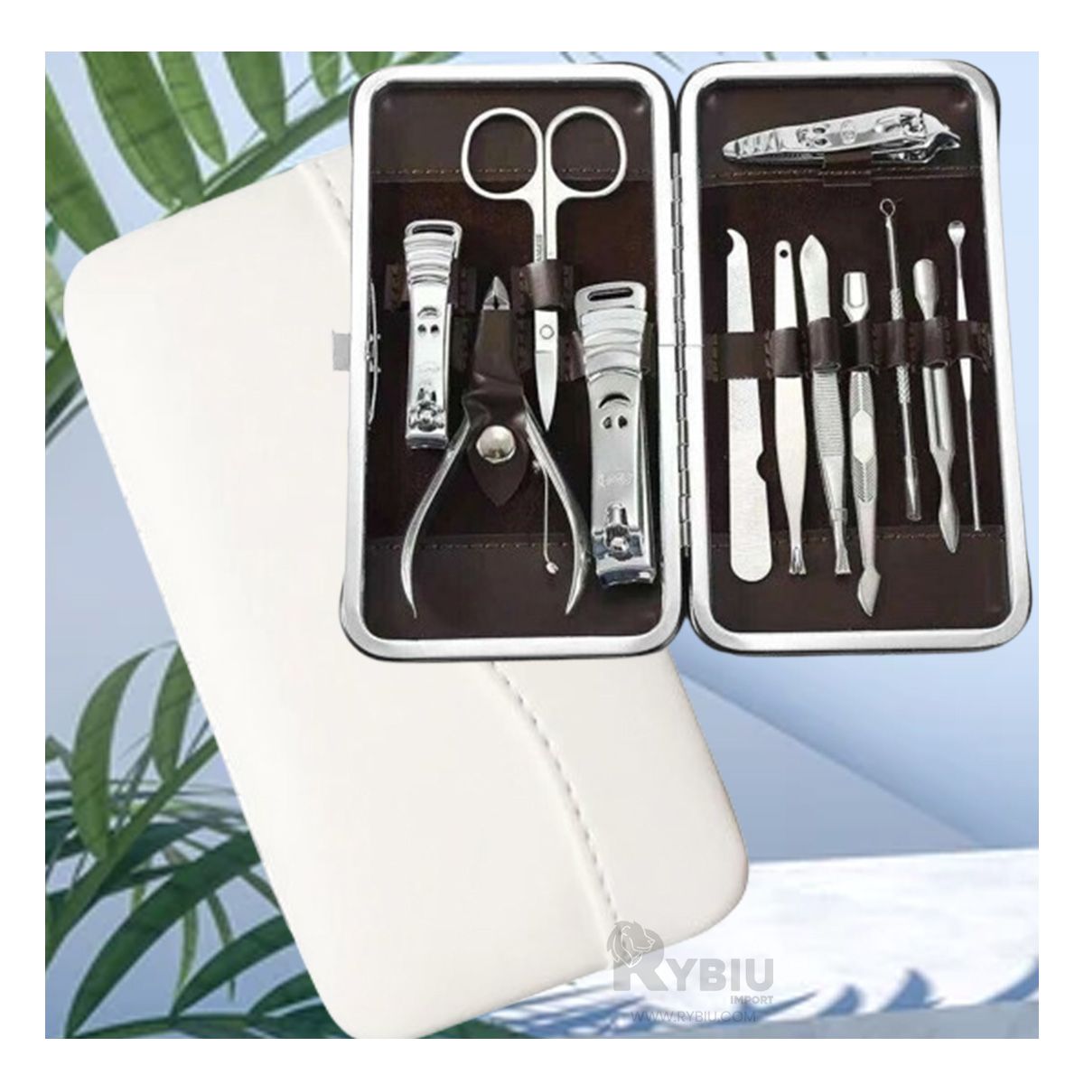 GENERICO - Set Eficiente para Uñas en Color Blanco Y+Papel de Regalo