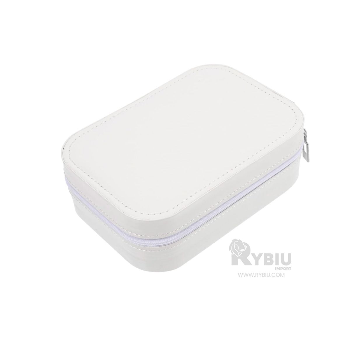 GENERICO - Joyero con Espejo para Ocasion en Blanco Y+Regalo Stickers