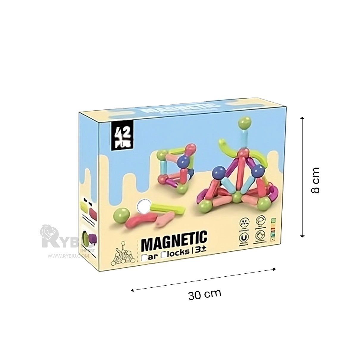 GENERICO - Juguete Iman para Niños de Multicolor Y+Gift Stickers