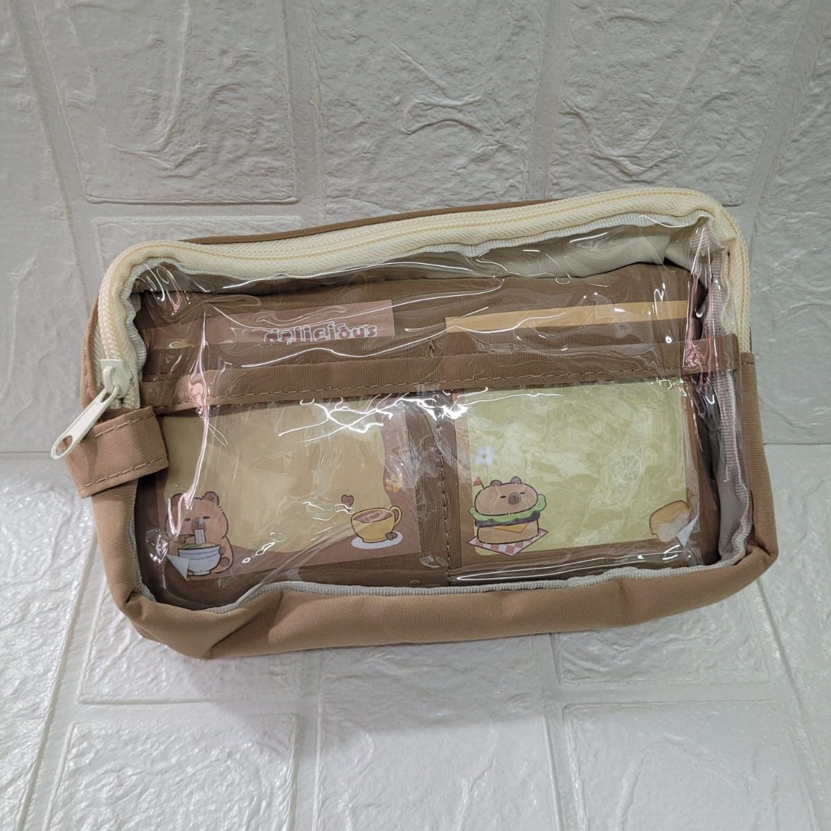 GENERICO - CARTUCHERA CAPIBARA 2 MARRON