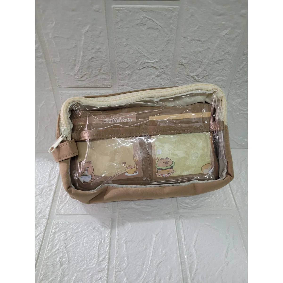 GENERICO - CARTUCHERA CAPIBARA 2 MARRON