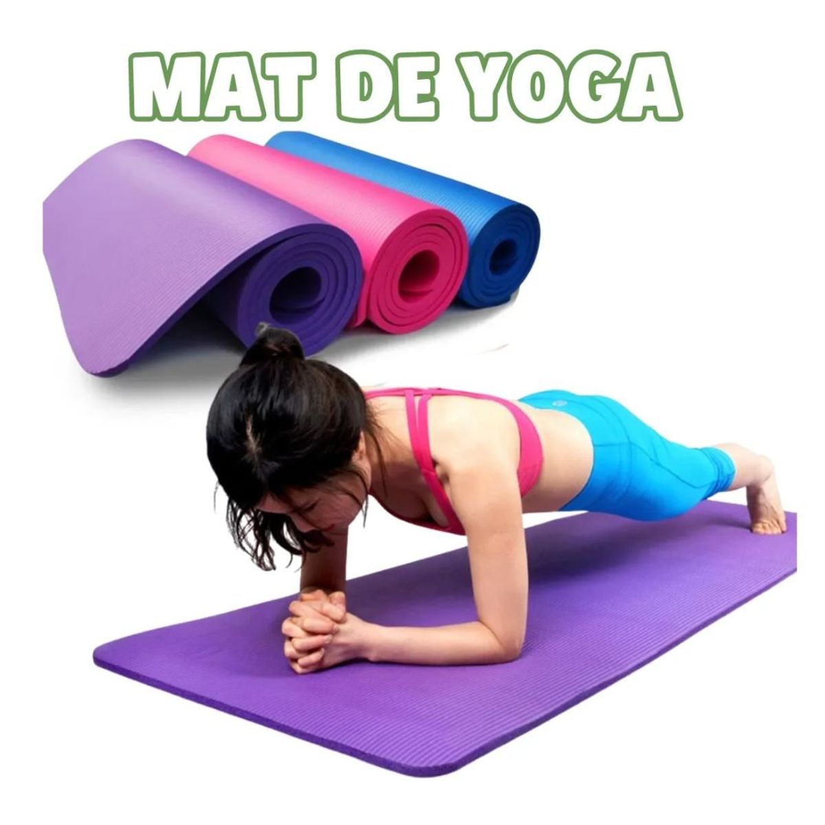GENERICO - Mat De Yoga - matt pilates Ecológico Excelente Calidad