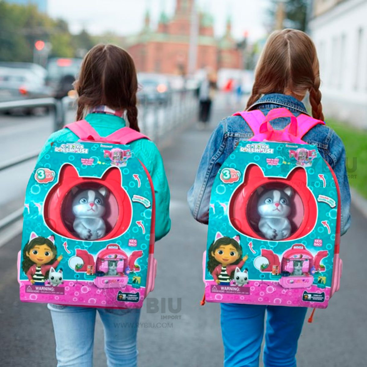 GENERICO - Set con Piezas y Mascota en Color Rosado Y+Regalo Agendita