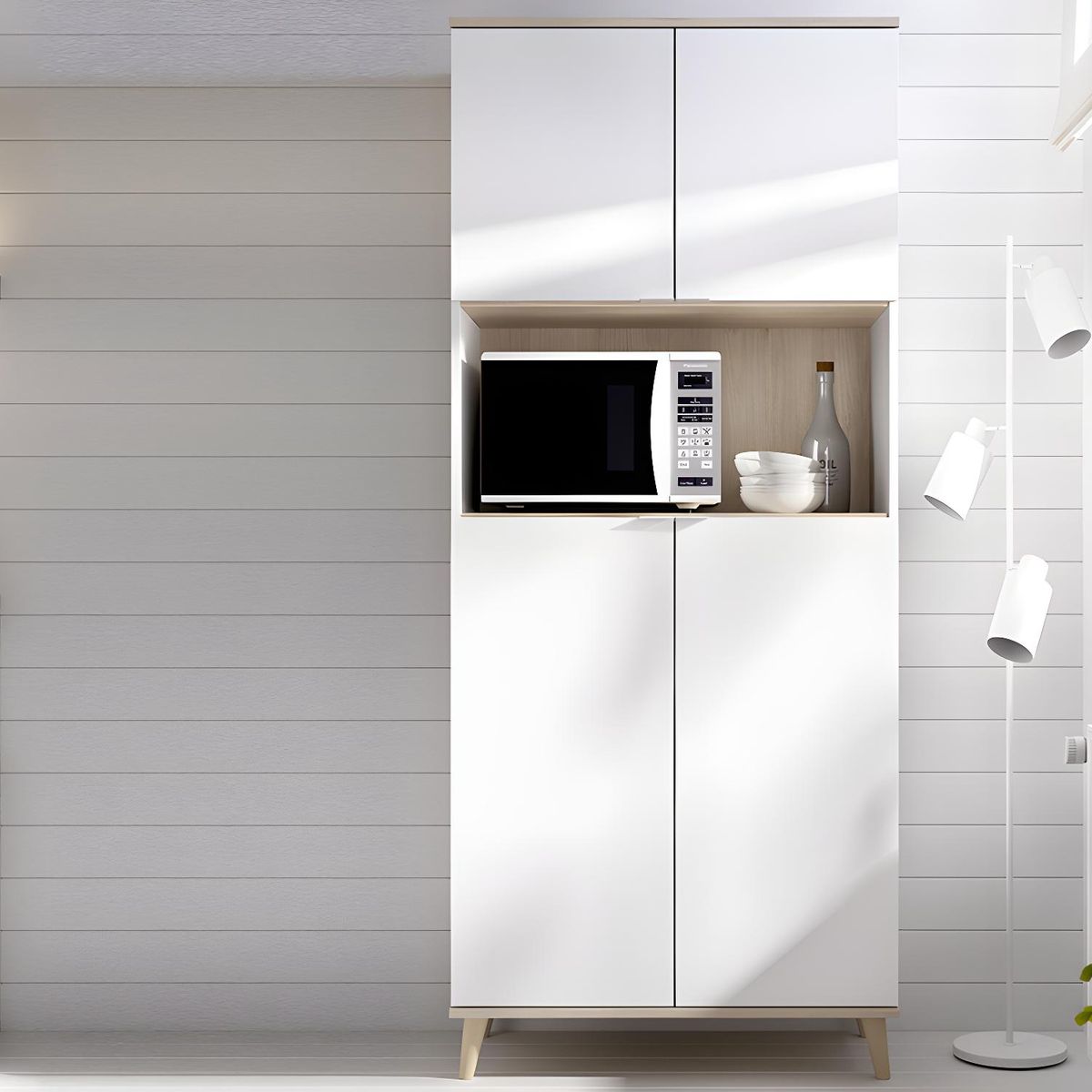 TU MESITA - Estante Contemporáneo Namora Marrón 110 cm TU MESITA