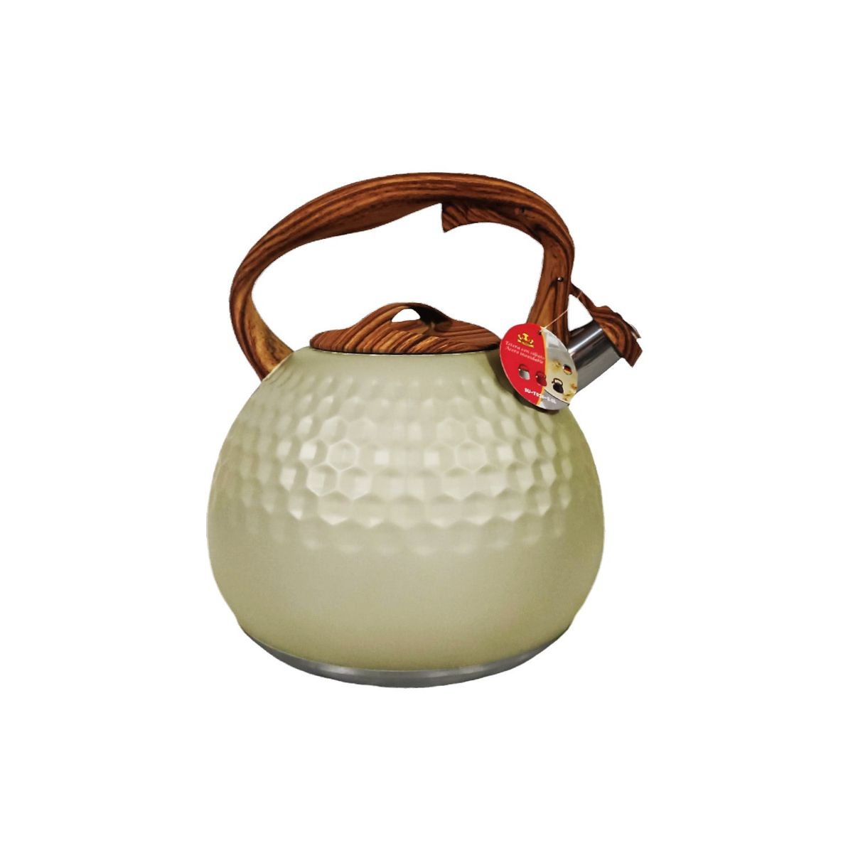 GENERICO - Tetera Suprema 5 Litros Granito con Acero Inoxidable 18/10 Beige T026