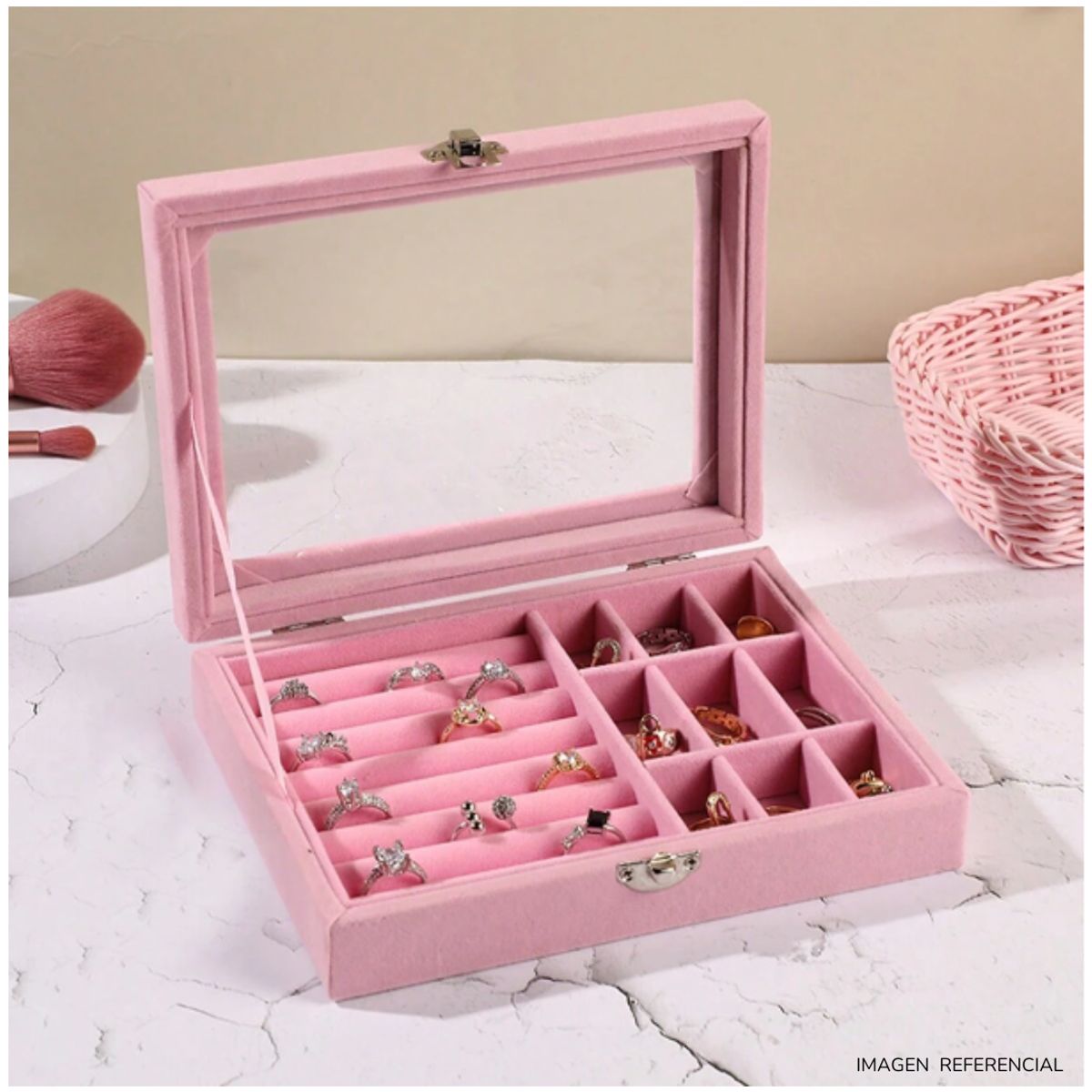 INSPIRA MARKET - Joyero Organizador Elegante para Joyas y Accesorios