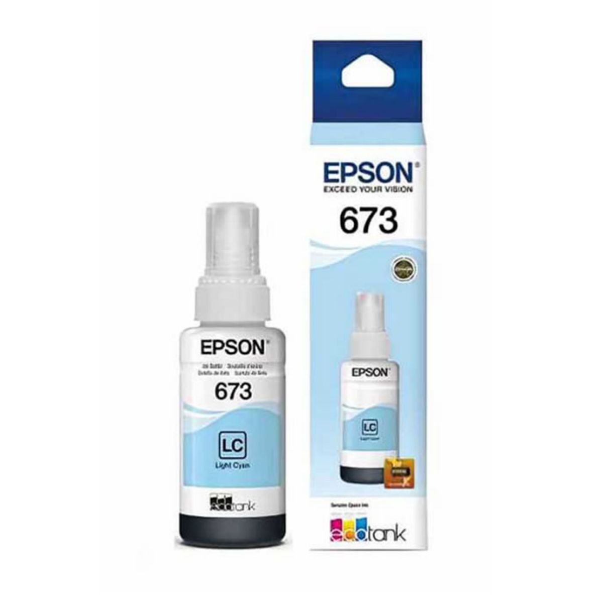 EPSON - Tinta Epson 673 Cian Claro  ORIGINAL T673520