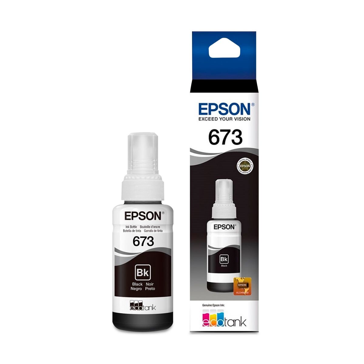 EPSON - Tinta EPSON T673 Negro ORIGINAL