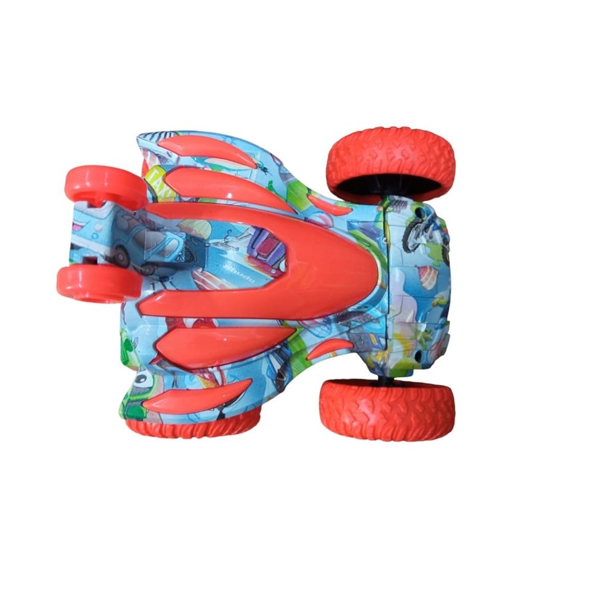 GENERICO - carro loco coches chocones giratorio 360 grados - Naranja