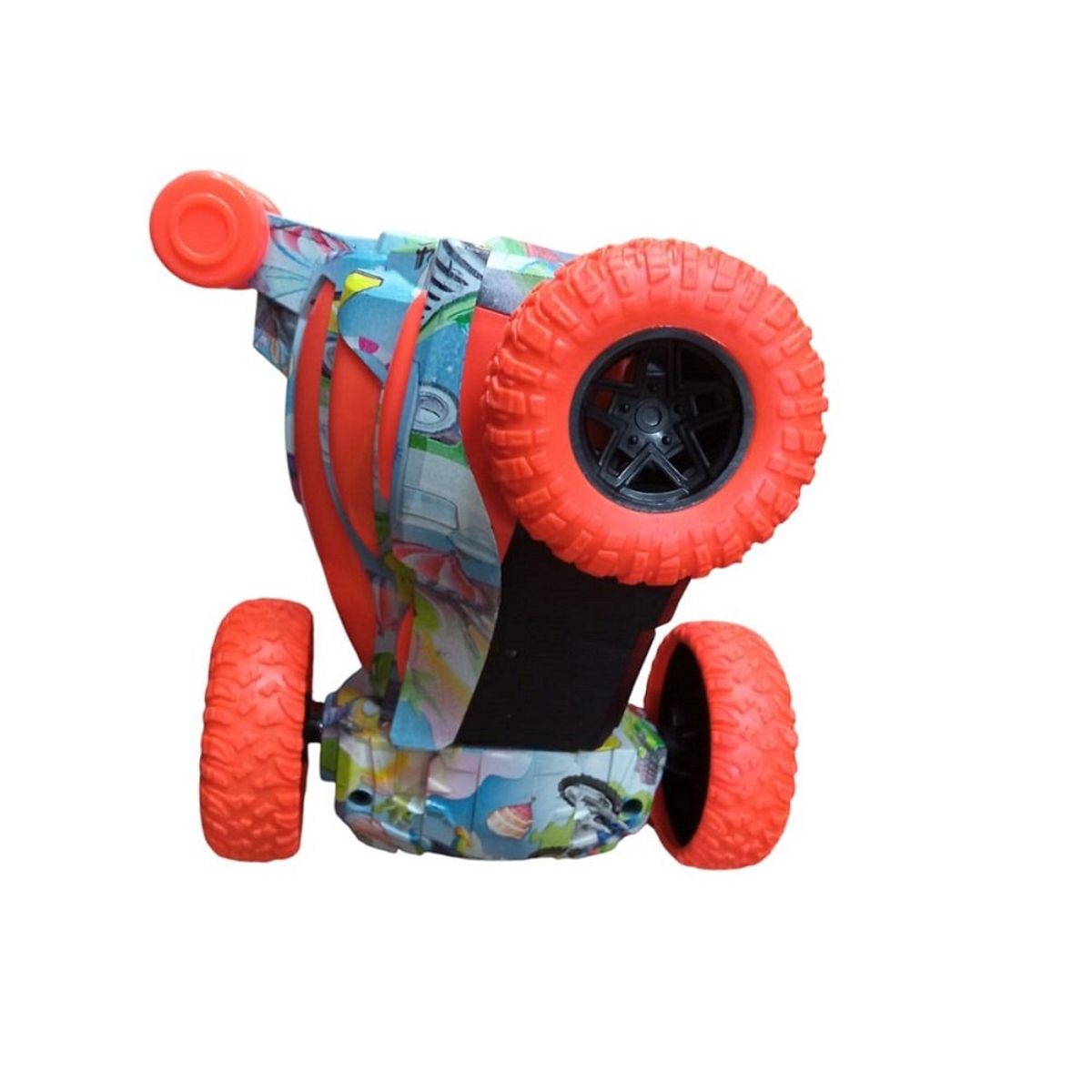 GENERICO - carro loco coches chocones giratorio 360 grados - Naranja