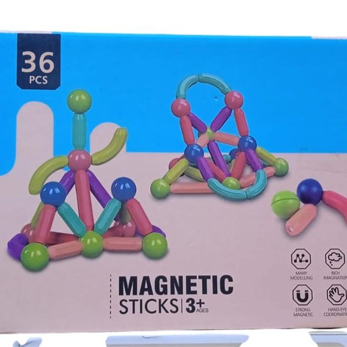 GENERICO - BLOQUES MAGNETICOS 36 PCS