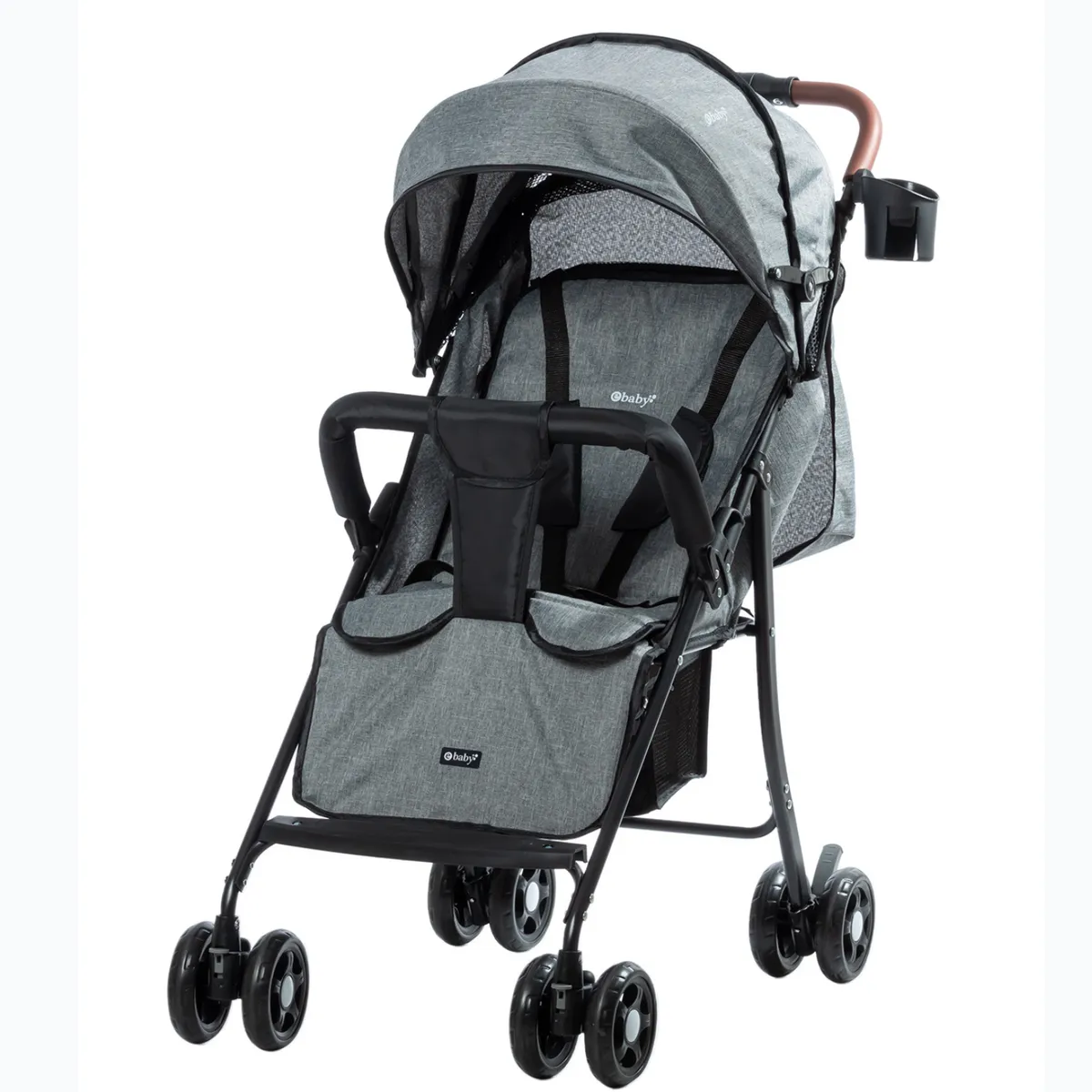 EBABY - Coche Maleta plegable NAT Gris