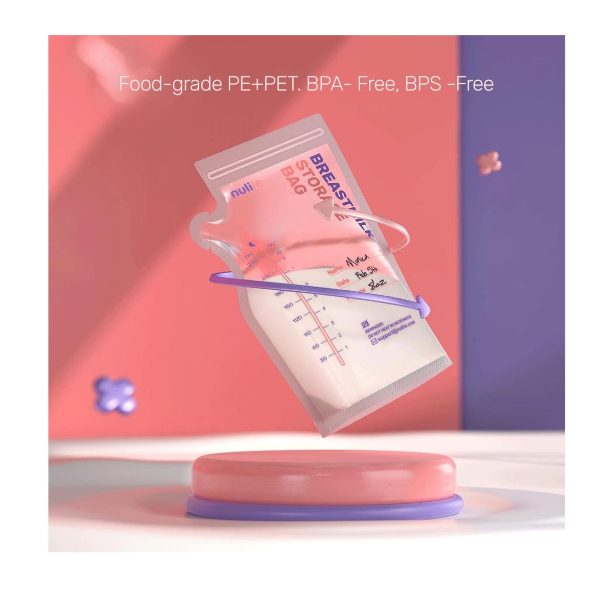 GENERICO - Bolsa almacenamiento de leche Lactancia 50 und con Boquilla