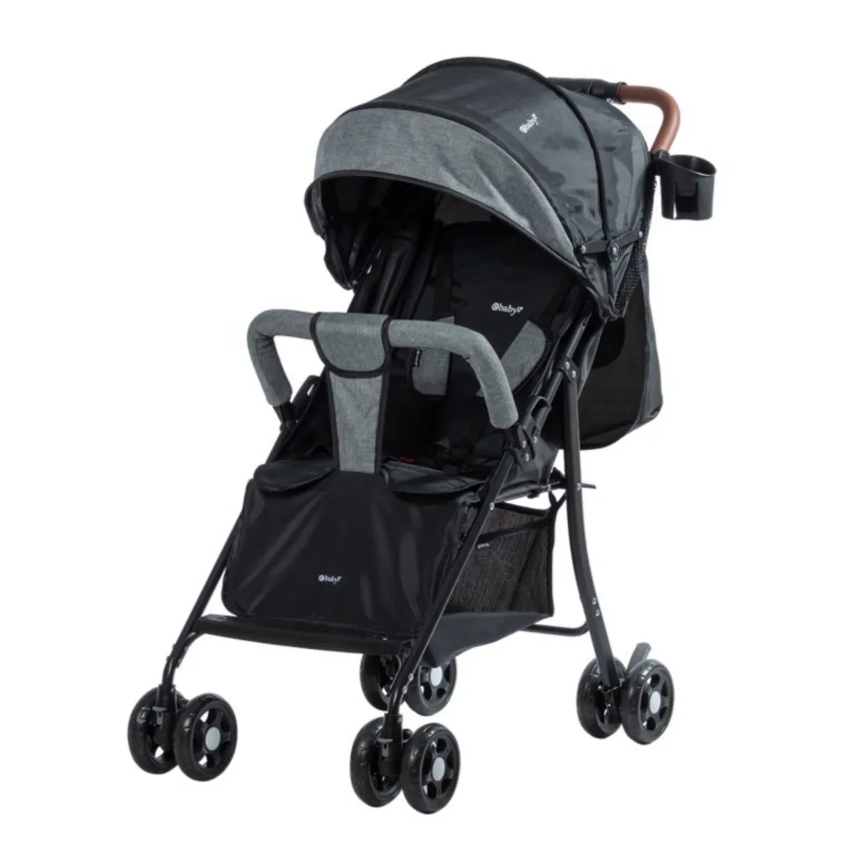EBABY - Coche Maleta plegable NAT Negro
