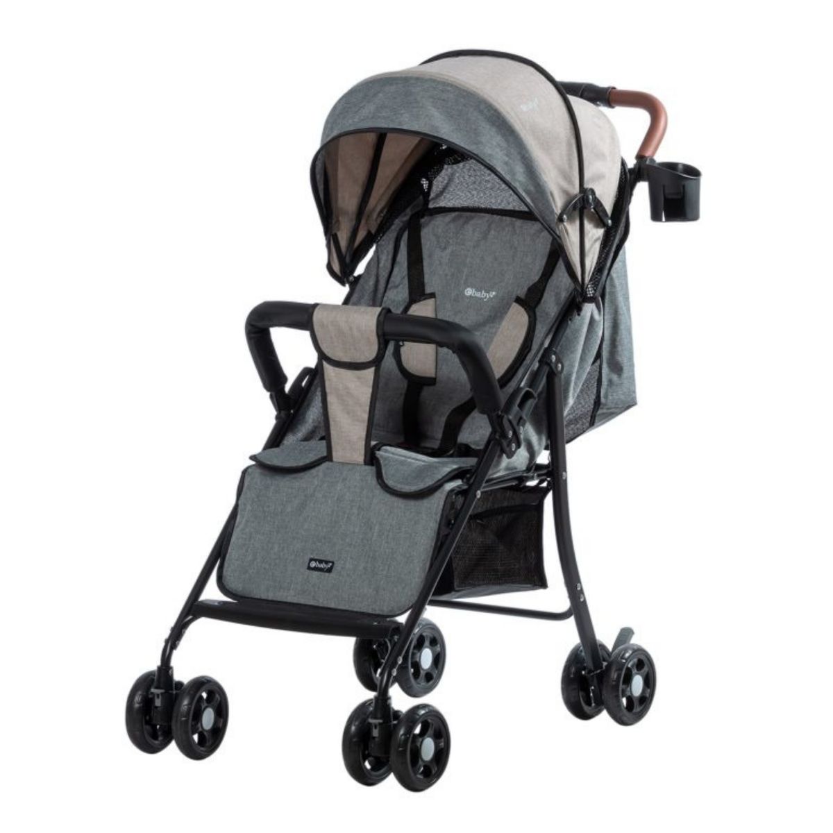 EBABY - Coche Maleta plegable NAT Beige