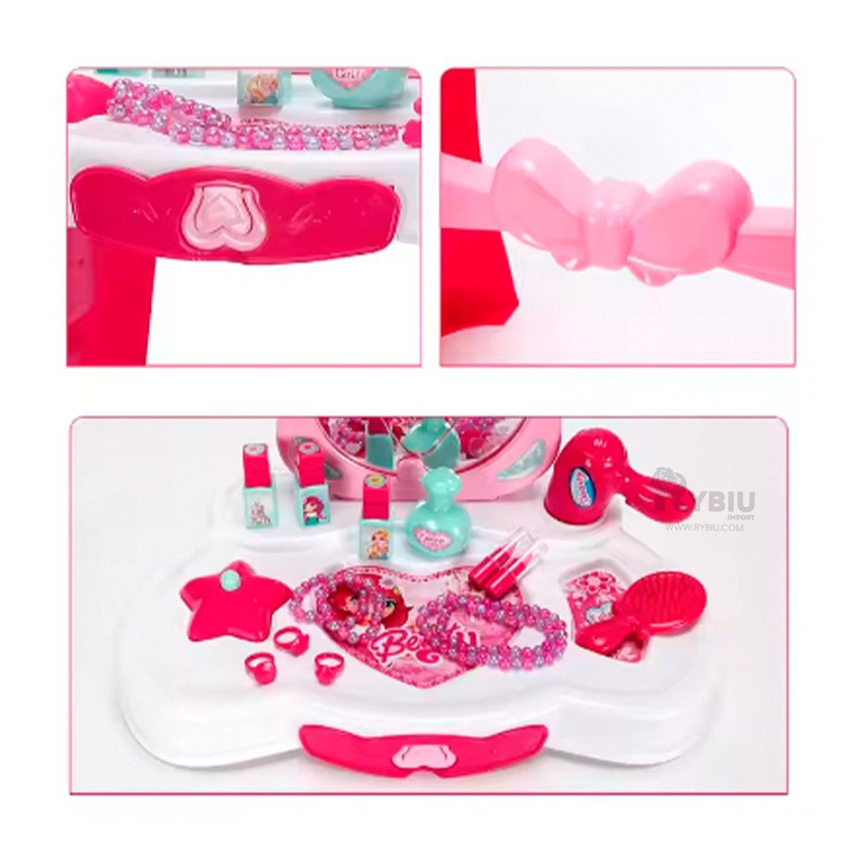 GENERICO - Juguete para Retoques de Maquillaje Rosado Y+Gift MiniAgenda