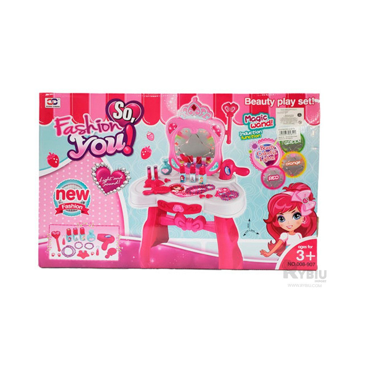 GENERICO - Mesa Infantil de Niñas en Color Rosado Y+Ligas de Regalo