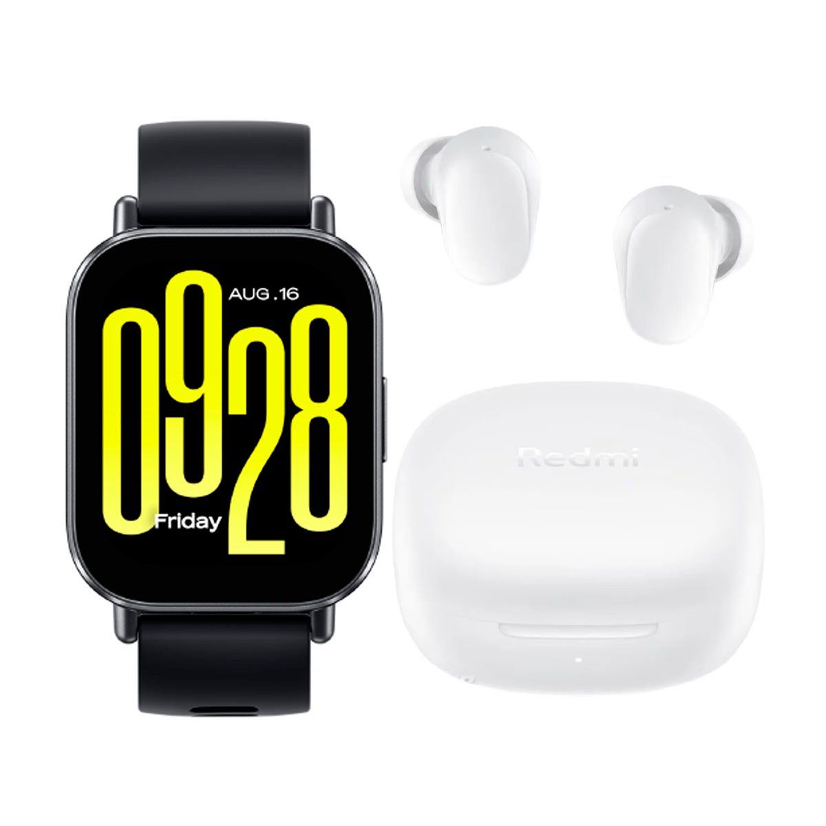 XIAOMI - Smarwatch Redmi Watch 5 Active + Redmi Buds 6 Play Blanco