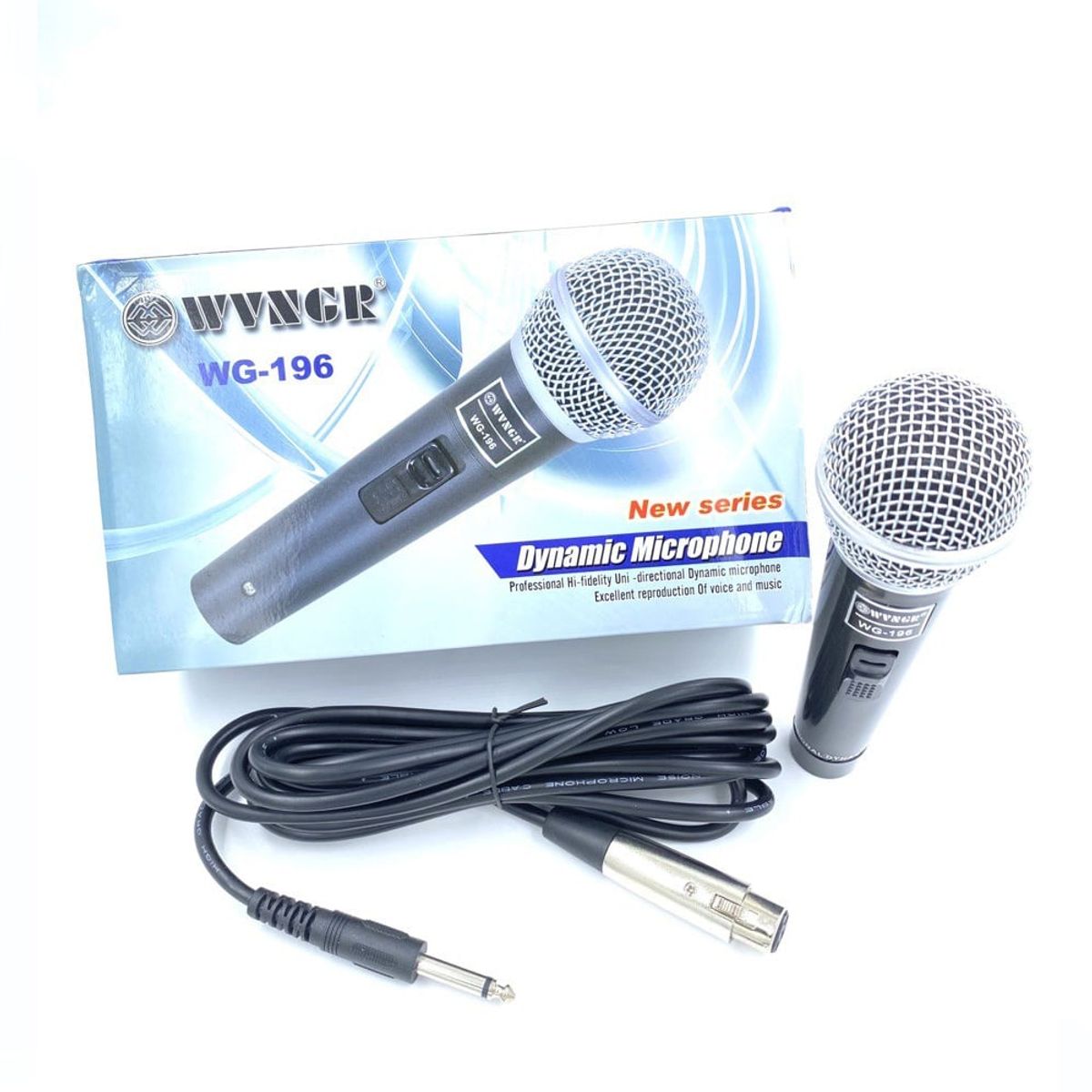 GENERICO - Microfono alambrico profesional WVNGR WG-196 con cable plug 63m