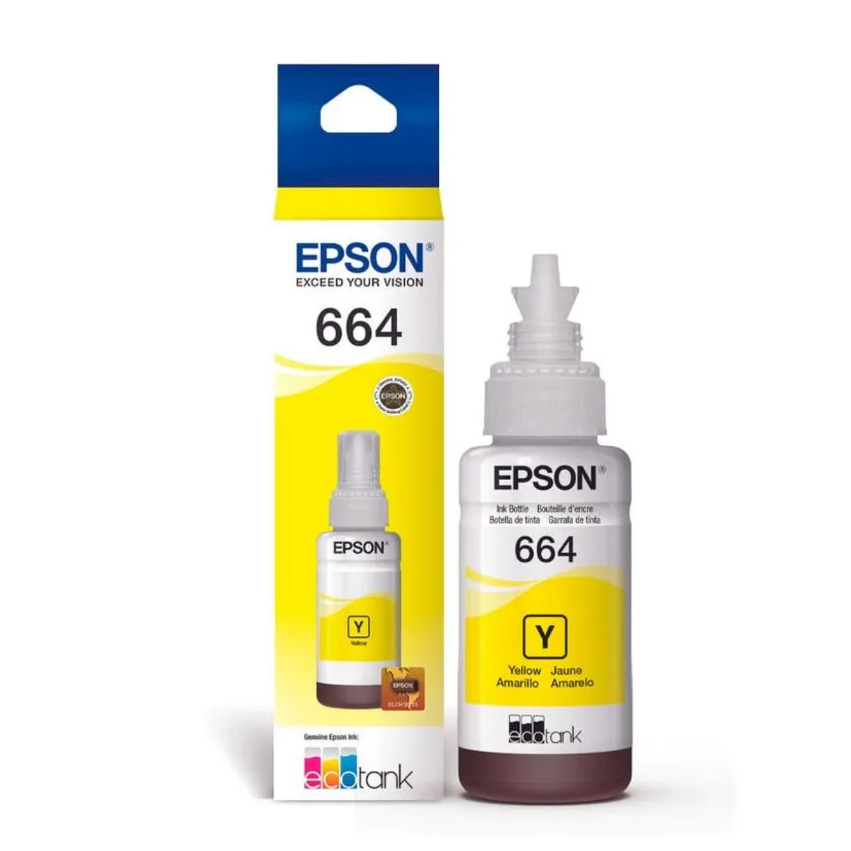 EPSON - Tinta Epson 664 Yellow Botella 70ML