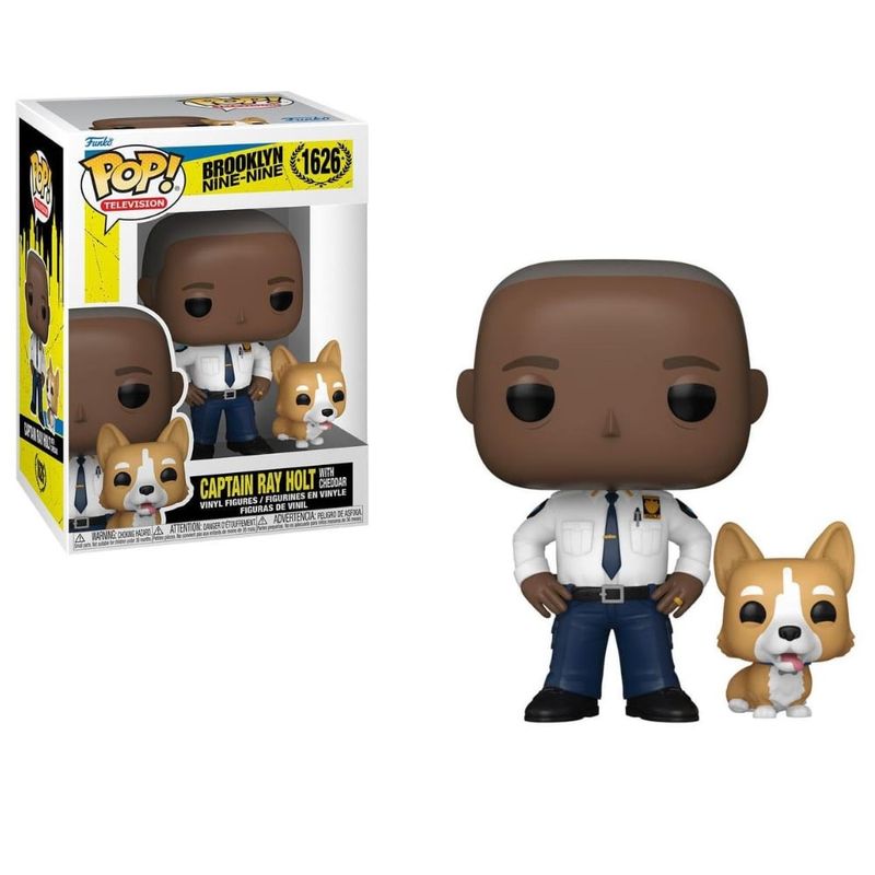 FUNKO - Funko Pop Brooklyn Nine-Nine - Capitan Ray Holt y Cheddar