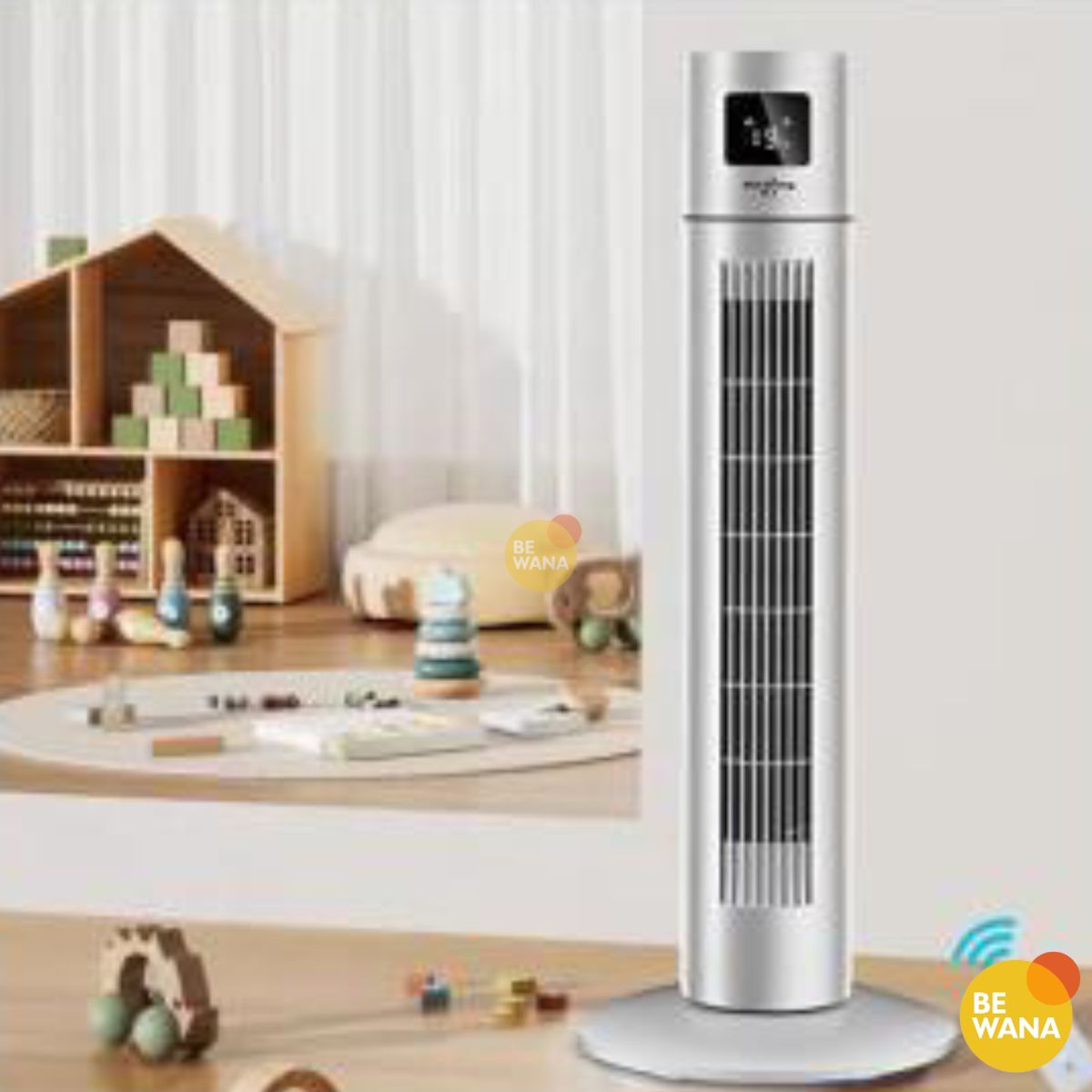 CASATEX - Ventilador de Aire Digital SMART Modelo Torre White