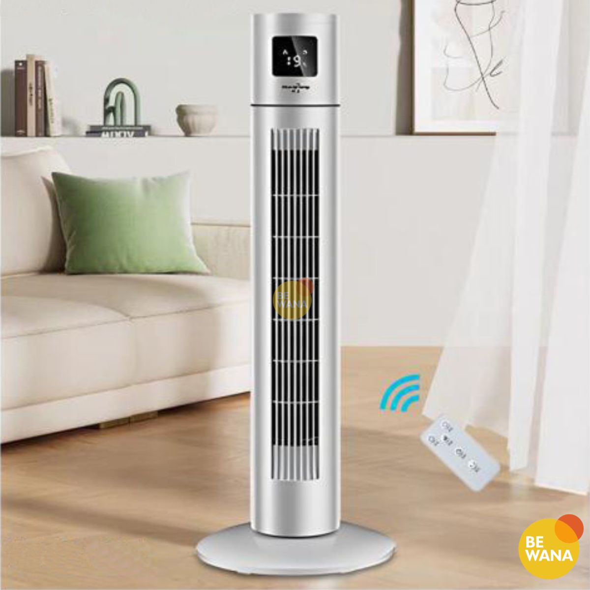 CASATEX - Ventilador de Aire Digital SMART Modelo Torre White