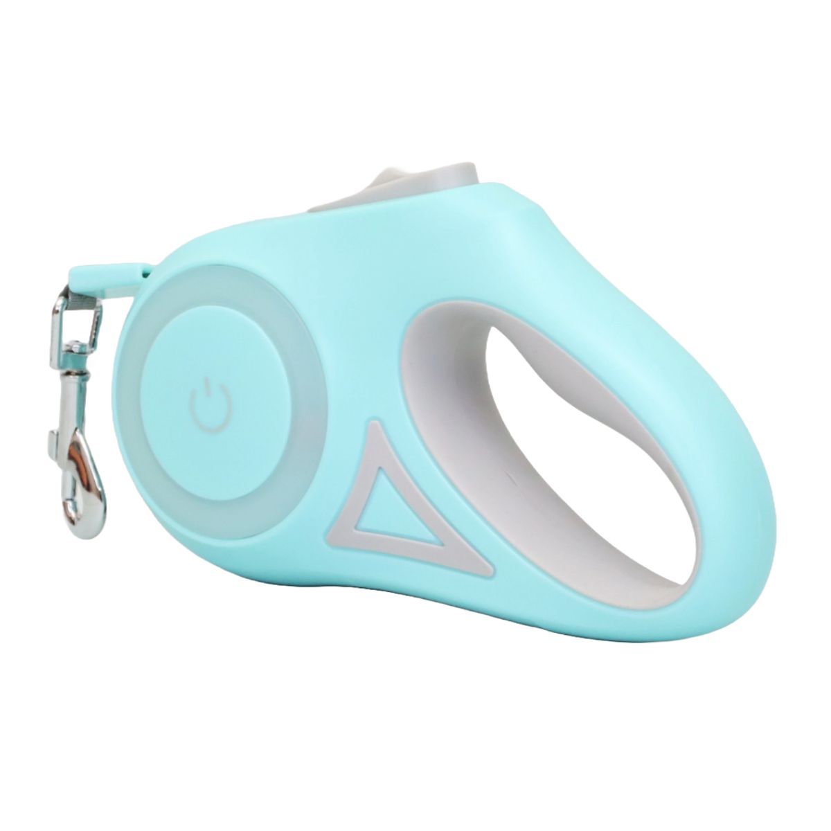 GENERICO - CORREA RETRÁCTIL PARA MASCOTAS CON LINTERNA LED - TURQUESA