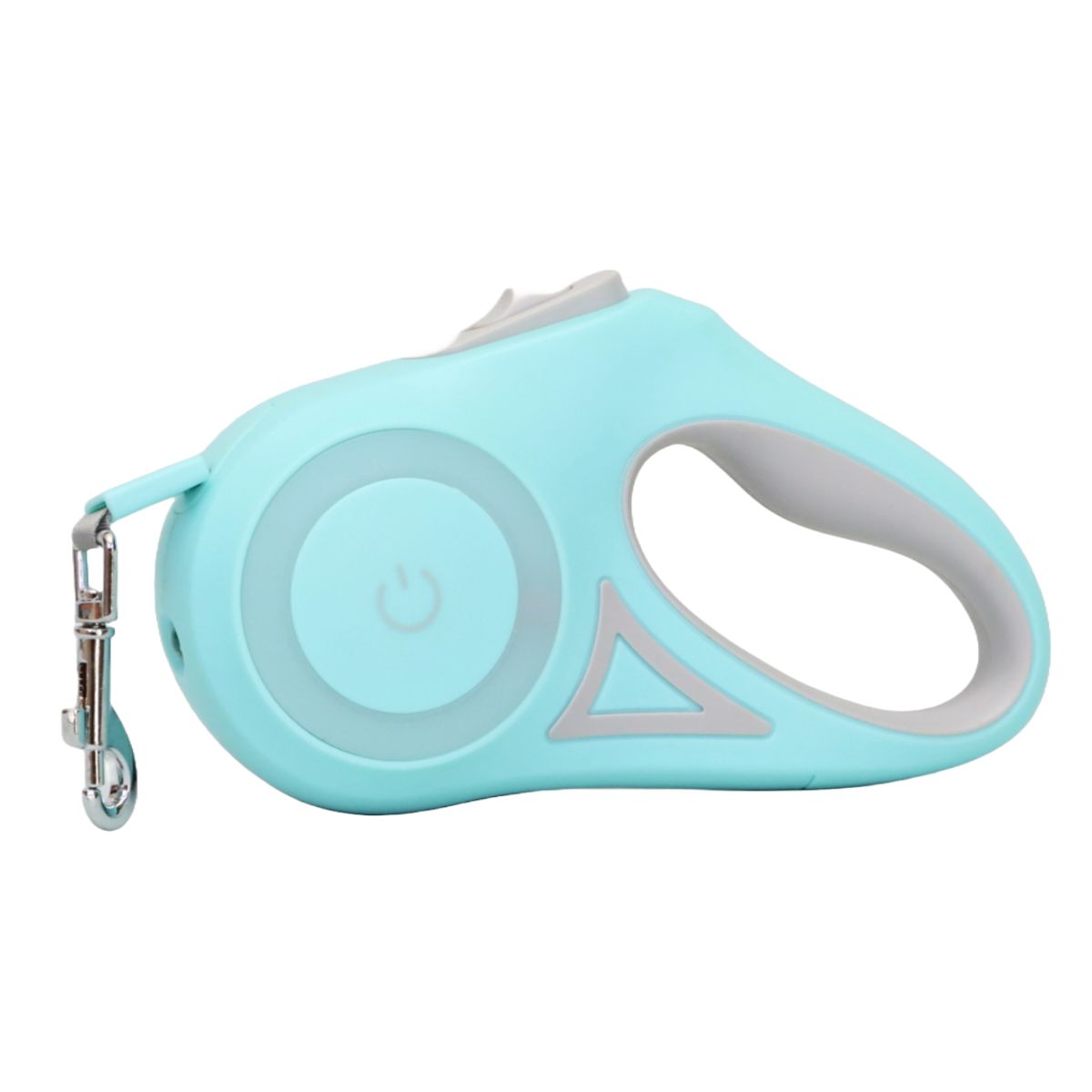 GENERICO - CORREA RETRÁCTIL PARA MASCOTAS CON LINTERNA LED - TURQUESA