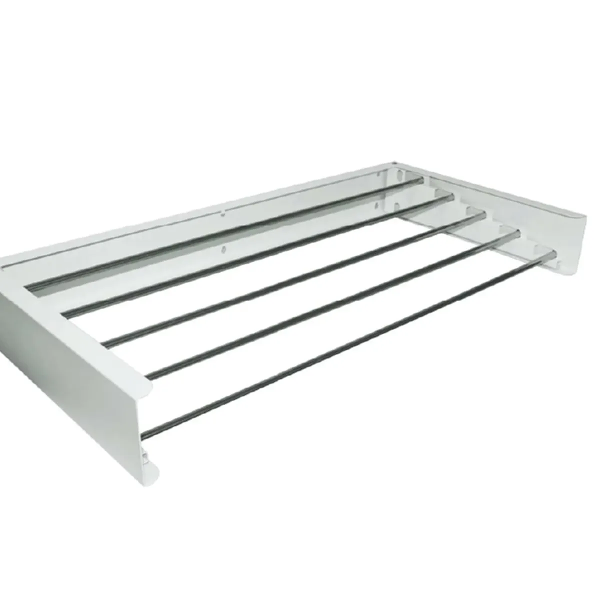 GENERICO - Tendedero De Ropa Plegable Para pared Color Blanco TRP-80