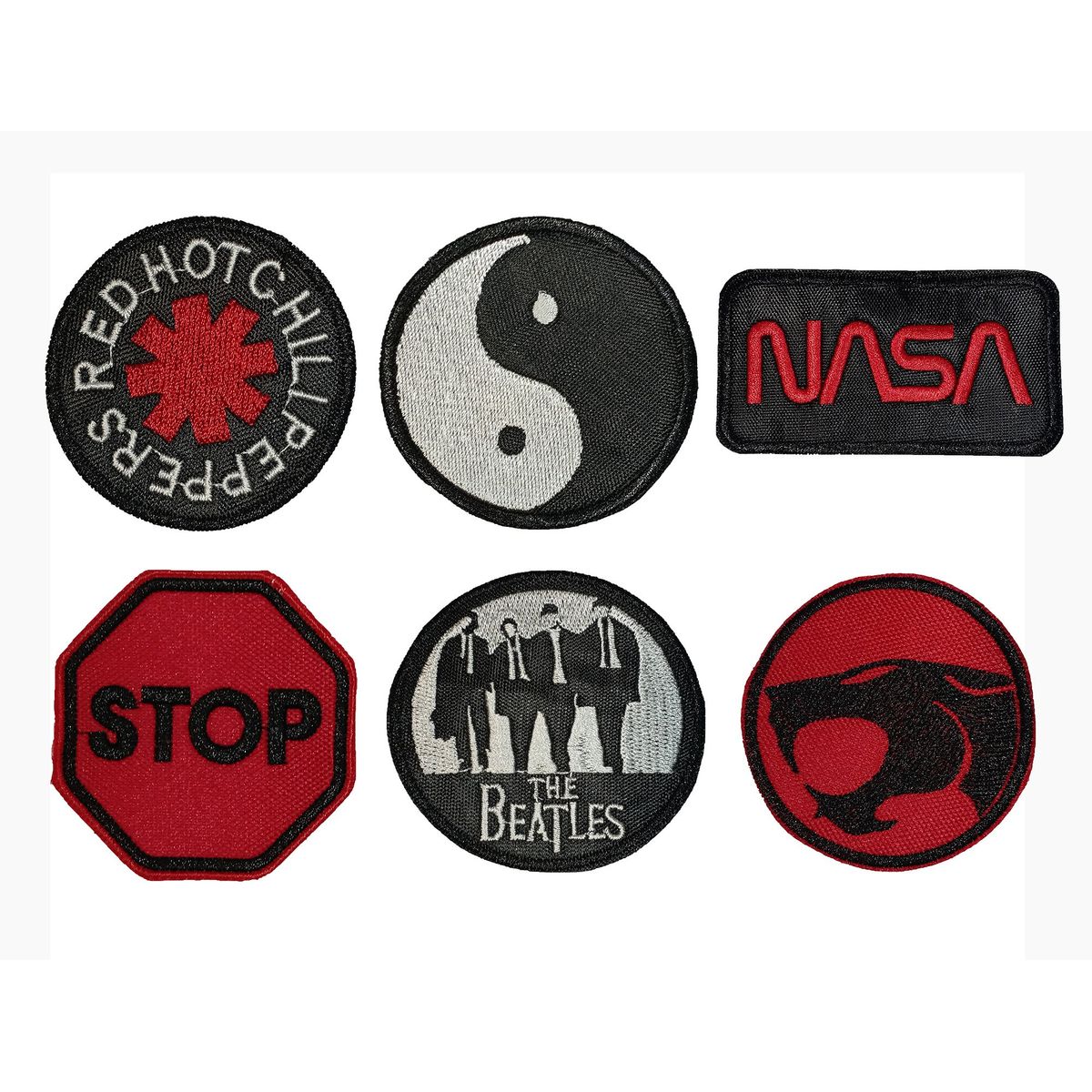 GENERICO - pack parches bordados unisex