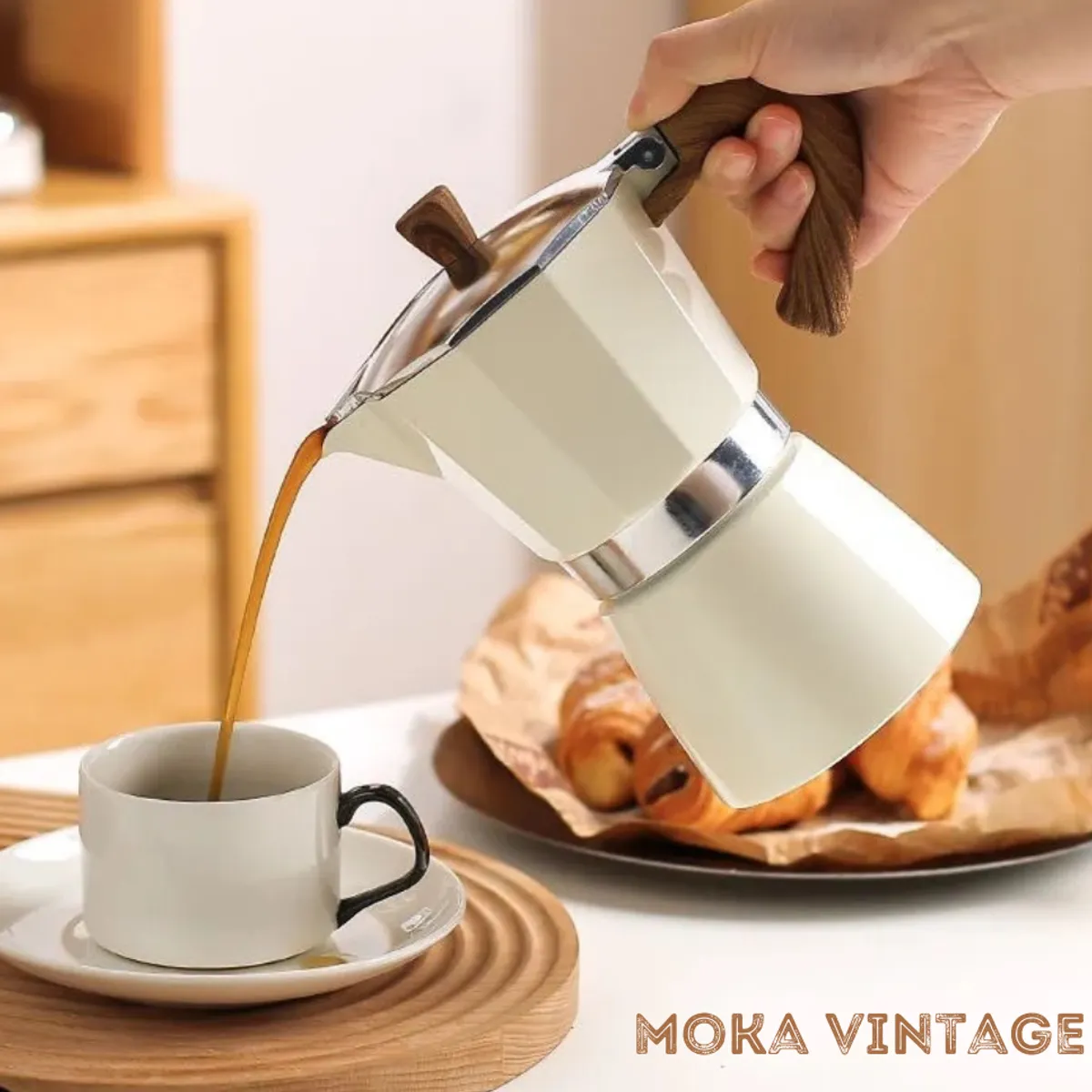 GENERICO - Cafetera Italiana vintage  6tz