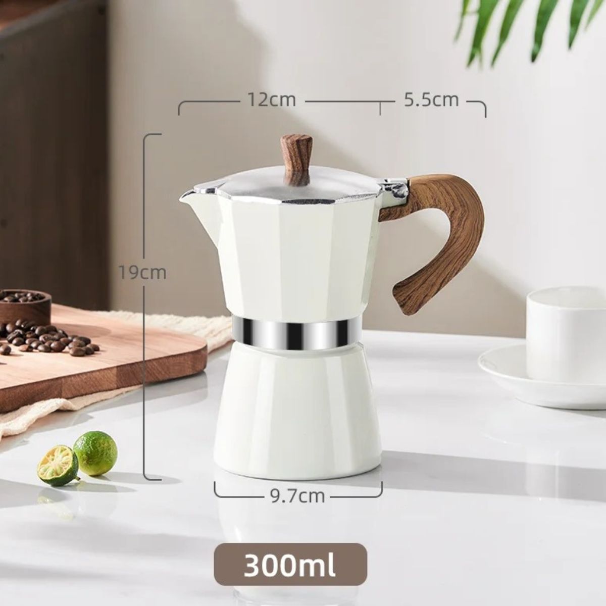 GENERICO - Cafetera Italiana vintage  6tz