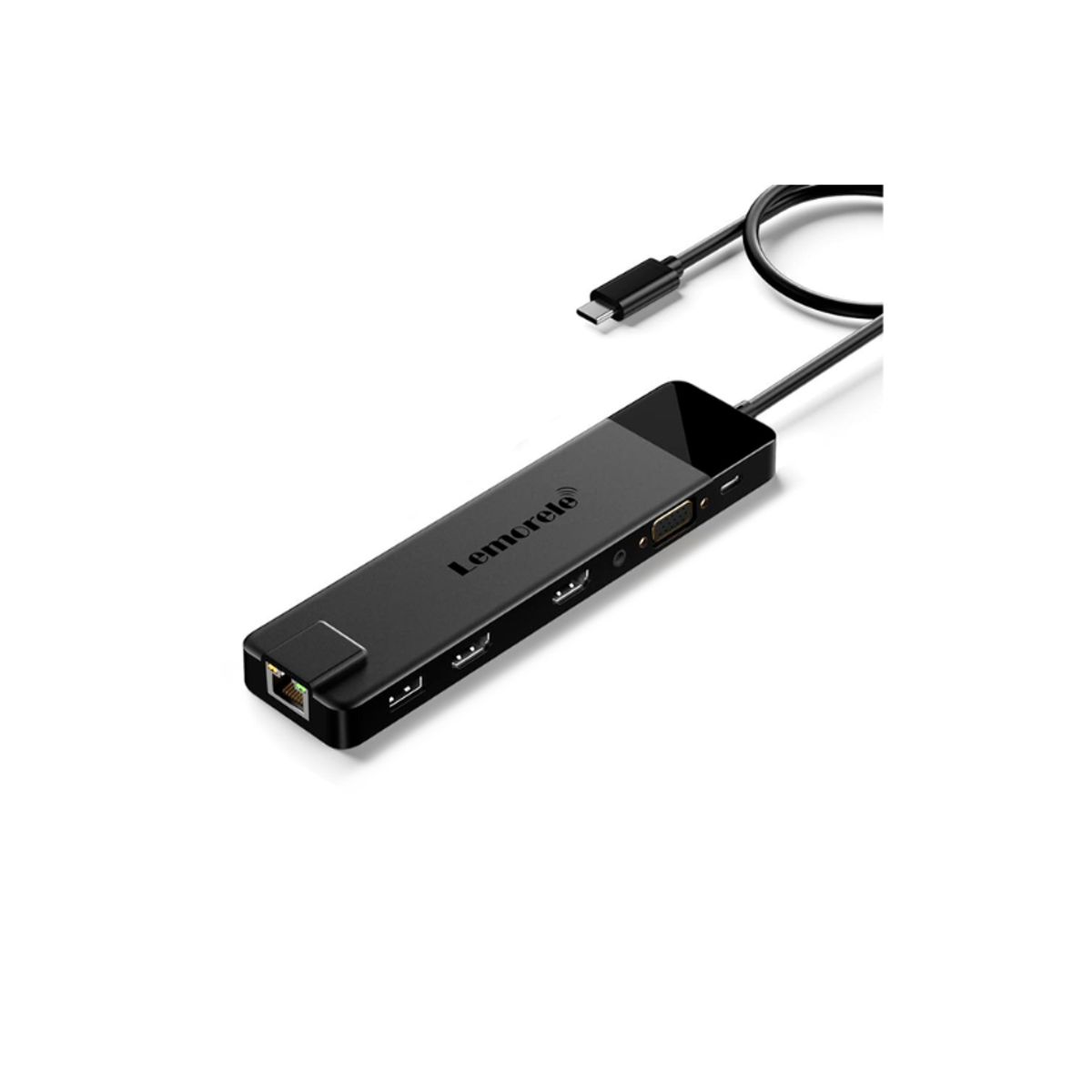 GENERICO - Docking Station Lemorele 13-in-1 Interfaz USB-C Plug-and-Play