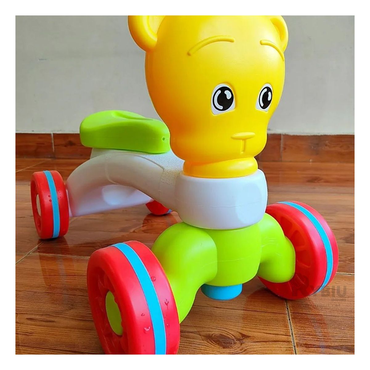 RYBIU IMPORT - Coche con Ruedas para Bebe de Multicolor Y+Regalo Stickers