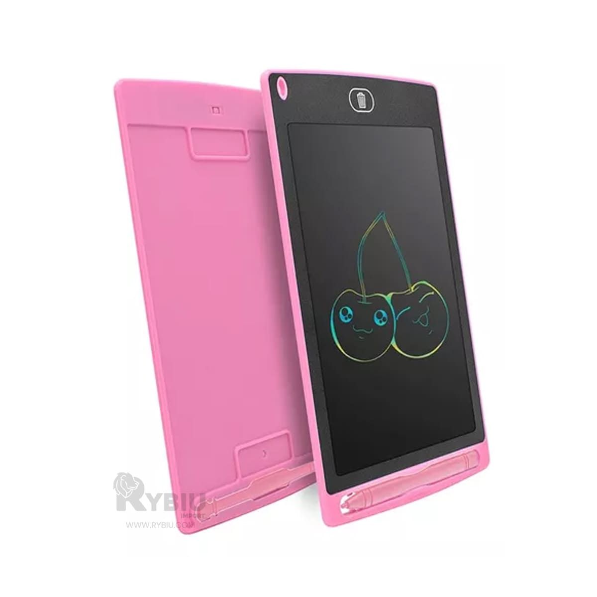 RYBIU IMPORT - Pizarra Digital de Dibujo e Escritura de Tono Rosado
