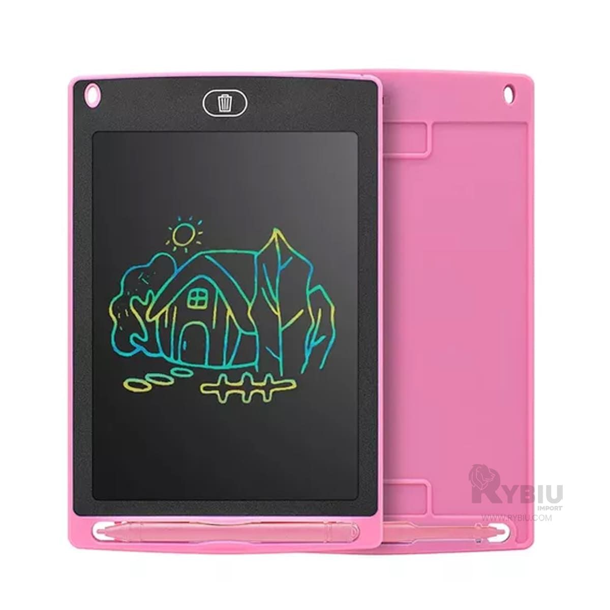 RYBIU IMPORT - Pizarra Divertida de 16 Pulgadas en Rosado Y+Regalo Agendita