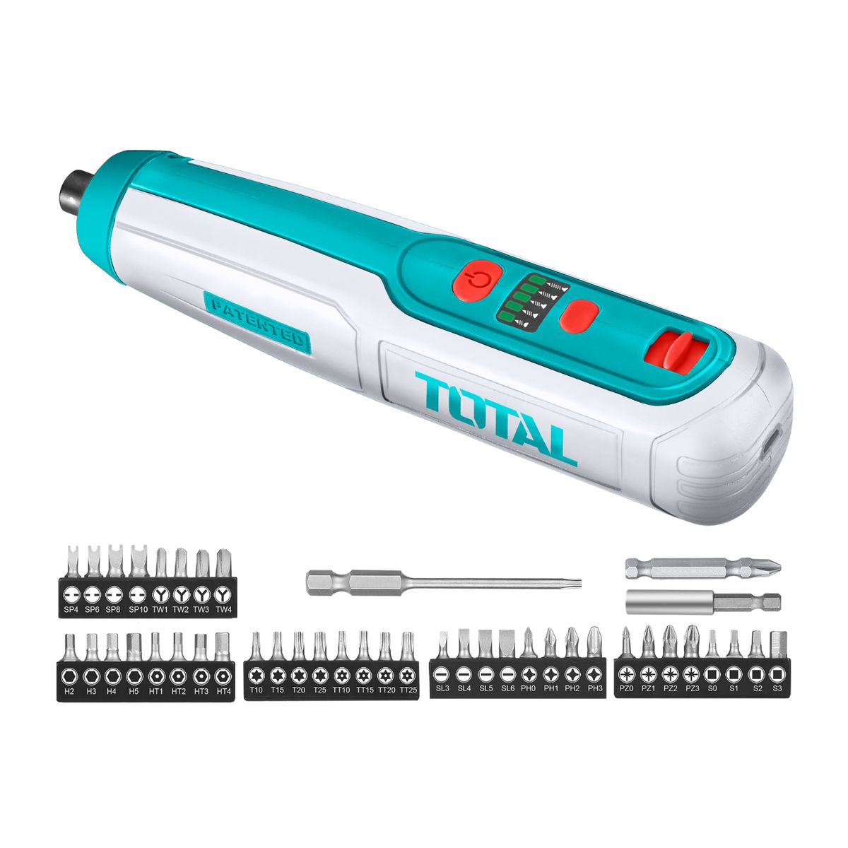 TOTAL TOOLS - Destornillador Inalámbrico 4V 5Nm Total