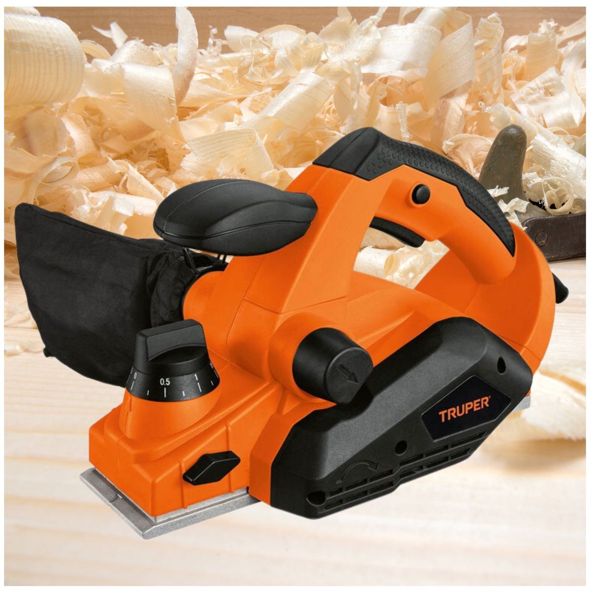 TRUPER - Fresadora Ruteadora, Cepillo eléctrico  ATORNILLADOR COMBO KEVIN TRUPER