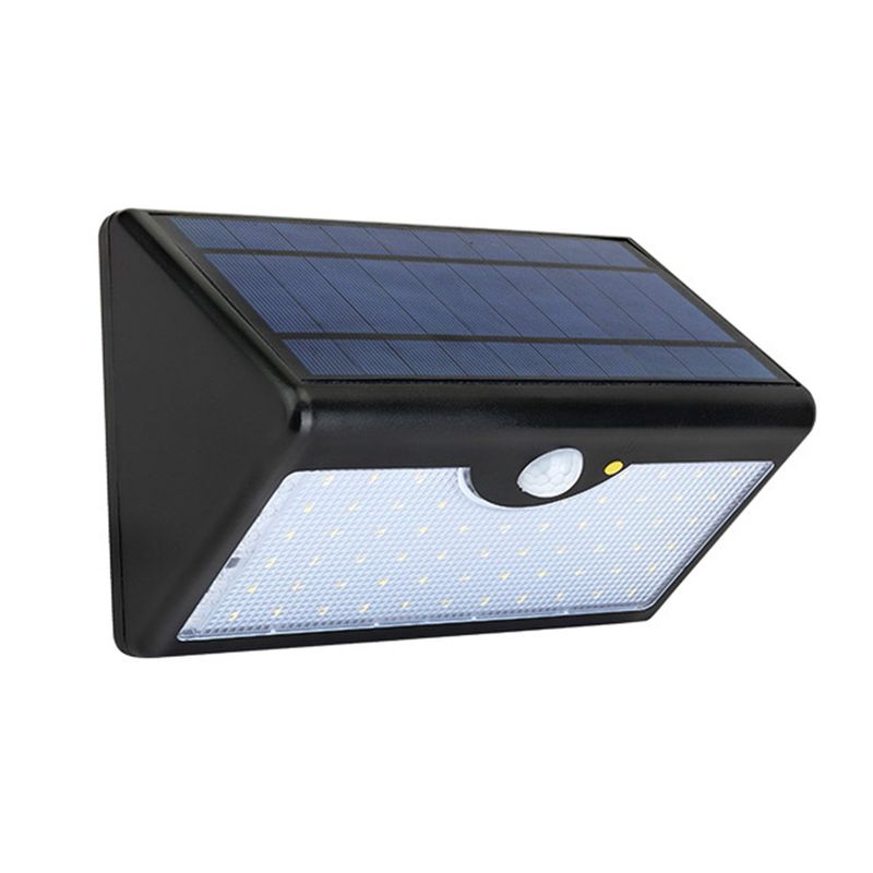GENERICO - Reflector Y Panel Solar De 40 Led Y 12w + Sensor Movimiento
