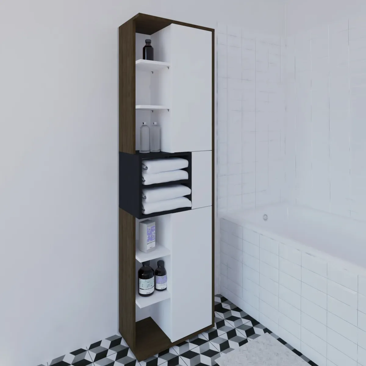 TU MESITA - Estante de Baño Jopé 182 cm TU MESITA