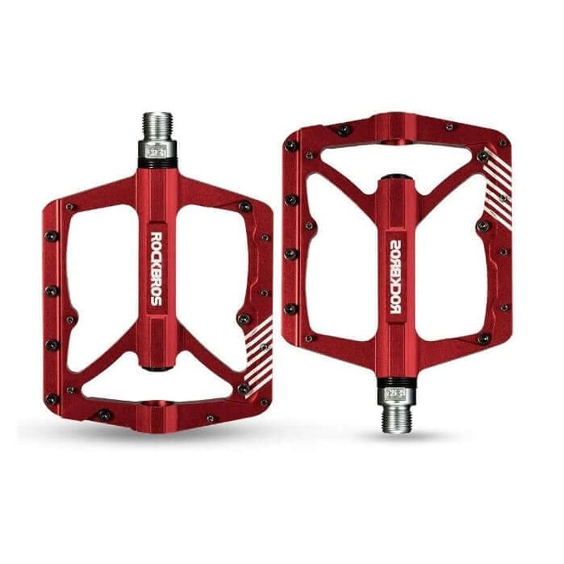 Pedal de Aluminio para Bicicleta Rockbros Rojo Sodimac Perú