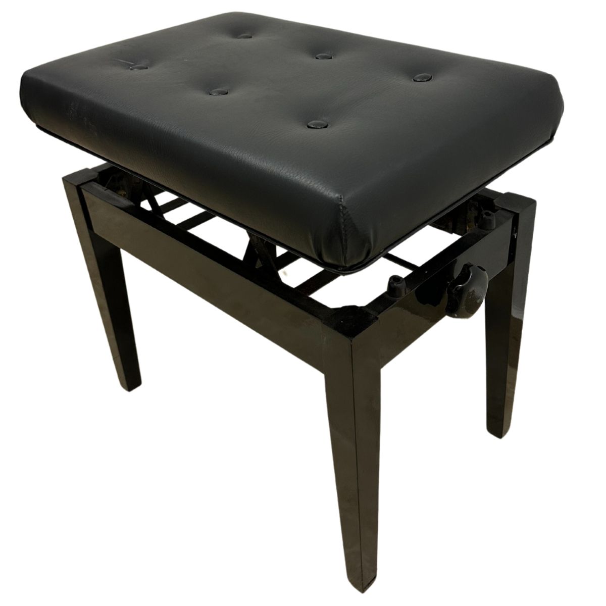 GENERICO - BANQUETA DE BASE DE MADERA  AJUSTABLE.