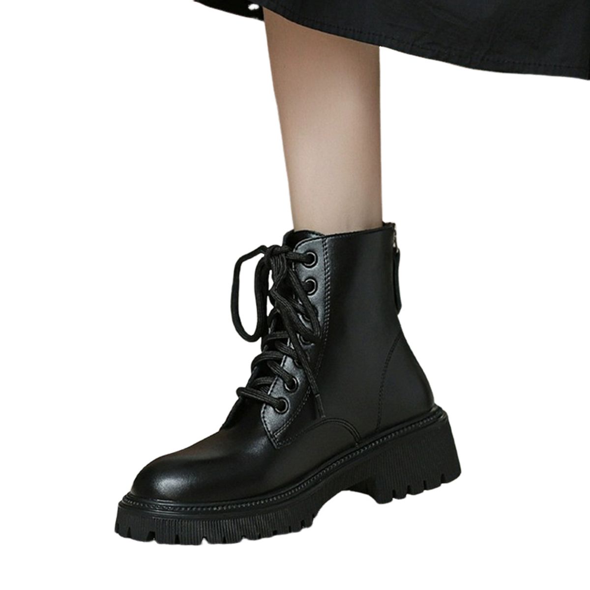 BLWOENS - Zapatos Botas de Martín para mujeres - Negro