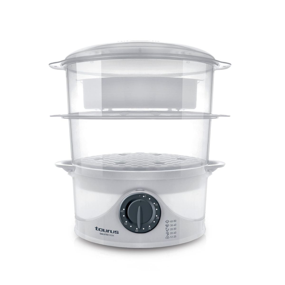 TAURUS - Vaporera de Alimentos Taurus SALUTECOOK Blanco