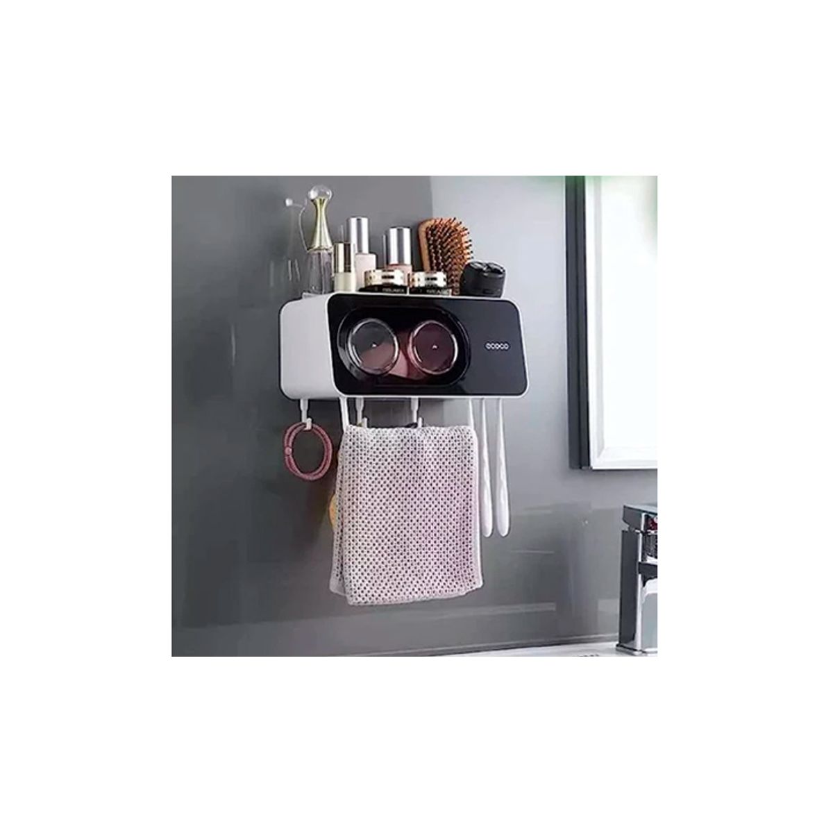 GENERICO - PORTA CEPILLOS DE DIENTES DE 2 VASOS