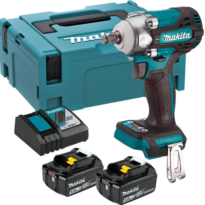 MAKITA - Llave de Impacto 1/2" 18V LXT BL 330Nm 2 Bat + Set Dados Makita DTW300TJX3