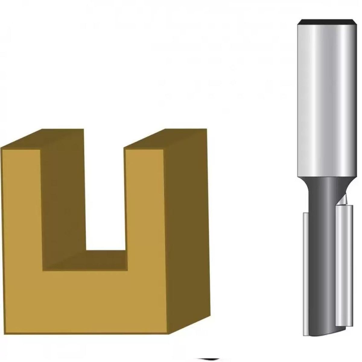 MAKITA - Fresa Recta para Ranuras 1/4" x 1/4" Makita D-49105