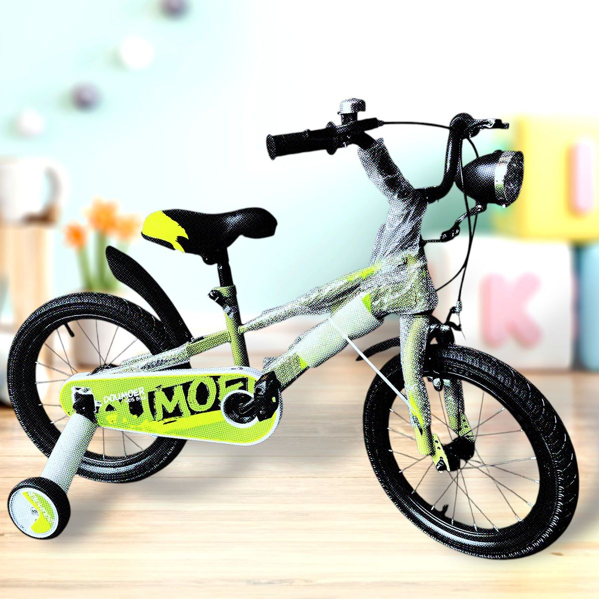 GENERICO - Bicicleta Color Verde  Claro Aro 16